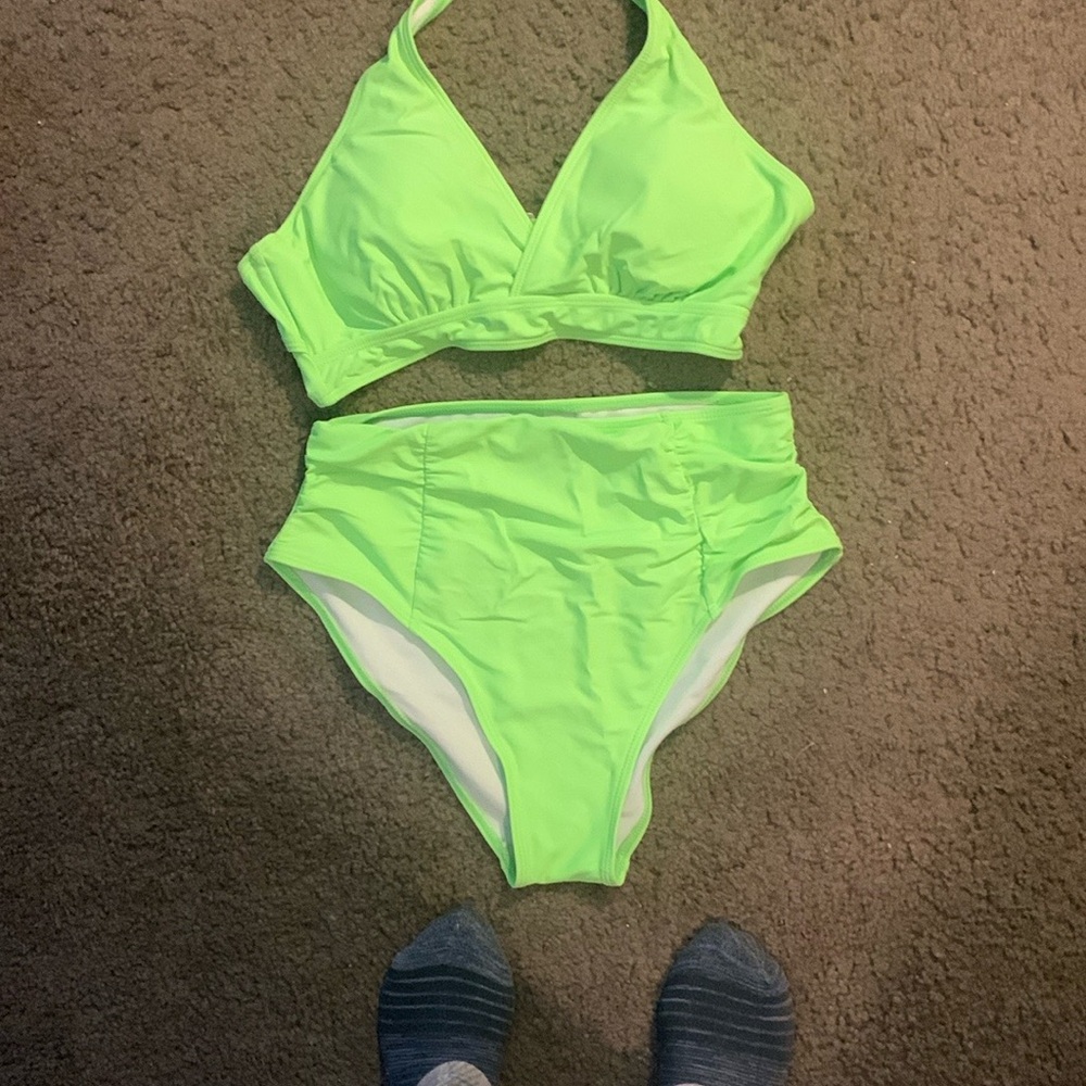 Neon Green Bikini Set